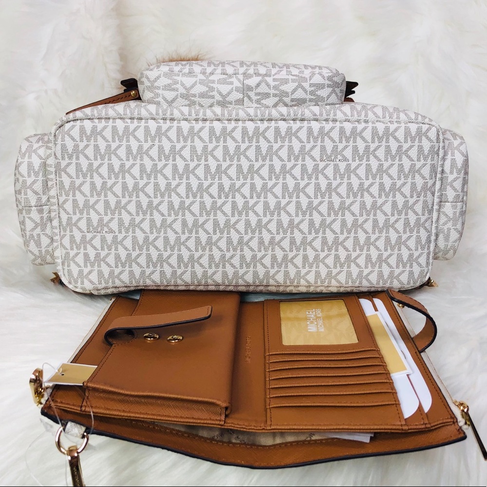 3PCS Michael Kors Abbey LG Cargo Backpack Set - Picture 5 of 8